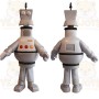 Silver Gray Black Robot Mascot Costume