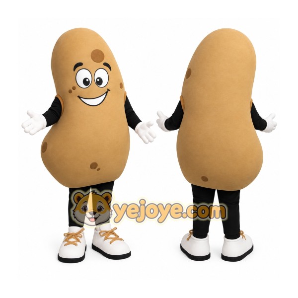 Tan Brown Potato Mascot Costume