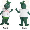 Green White Spiked Dinosaur Mascot Costume