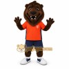 Brown Red Navy Bear Mascot Costume Brown Red Navy Bear Mascot Costume