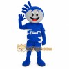 Blue Gray Spiky Hair Boy Mascot Costume Blue Gray Spiky Hair Boy Mascot Costume