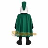 Green White Knight Mascot Costume Green White Knight Mascot Costume
