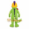 Green Yellow Dinosaur Knight Mascot Costume Green Yellow Dinosaur Knight Mascot Costume