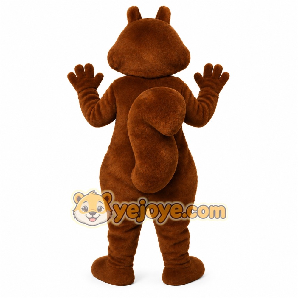 Brown Beige Squirrel Mascot Costume Brown Beige Squirrel Mascot Costume