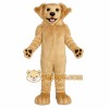 Tan Golden Retriever Dog Mascot Costume Tan Golden Retriever Dog Mascot Costume