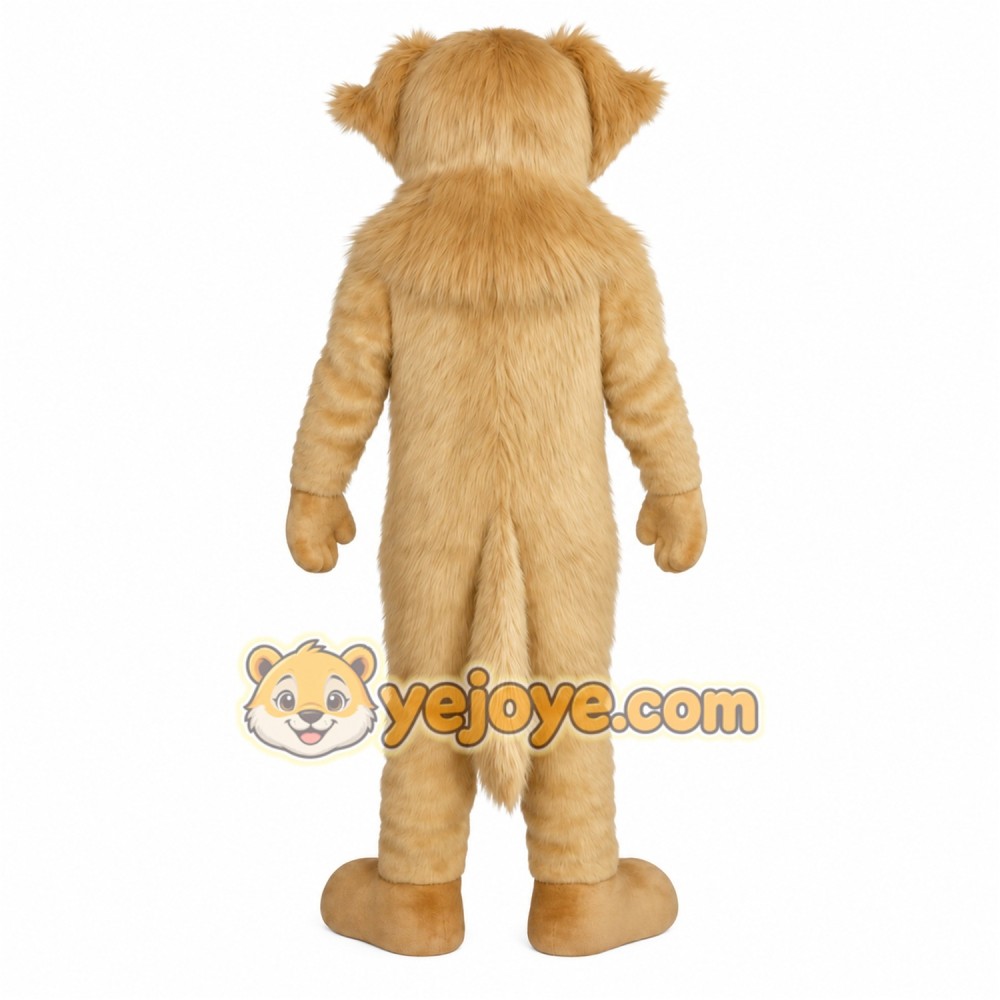 Tan Golden Retriever Dog Mascot Costume Tan Golden Retriever Dog Mascot Costume