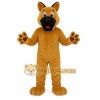 Tan Black German Shepherd Dog Mascot Costume Tan Black German Shepherd Dog Mascot Costume