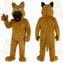 Tan Black German Shepherd Dog Mascot Costume
