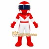 Red White Navy Race Car Driver Mascot Costume