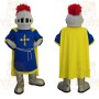 Blue Yellow Knight Mascot Costume