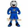 Blue Gray Black Sports Shark Mascot Costume Blue Gray Black Sports Shark Mascot Costume