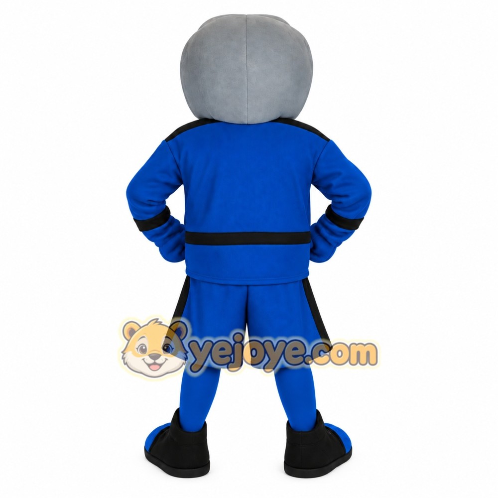 Blue Gray Black Sports Shark Mascot Costume Blue Gray Black Sports Shark Mascot Costume