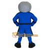 Blue Gray Black Sports Shark Mascot Costume Blue Gray Black Sports Shark Mascot Costume