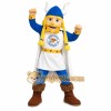 Blue White Yellow Viking Mascot Costume