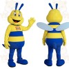 Yellow Blue Bee Mascot Costume