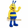 Yellow Blue Bee Mascot Costume Yellow Blue Bee Mascot Costume