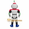 Gray Red Black Green Robot Mascot Costume Gray Red Black Green Robot Mascot Costume
