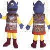 Blue Yellow Cyclops Alien Mascot Costume
