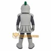Gray Green Armored Knight Mascot Costume Gray Green Armored Knight Mascot Costume