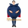 Navy Red Superhero Man Mascot Costume Navy Red Superhero Man Mascot Costume
