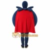 Navy Red Superhero Man Mascot Costume Navy Red Superhero Man Mascot Costume