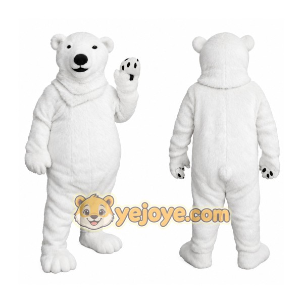 White Polar Bear Mascot Costume