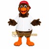 Brown Orange Red White Duck Mascot Costume Brown Orange Red White Duck Mascot Costume