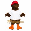 Brown Orange Red White Duck Mascot Costume Brown Orange Red White Duck Mascot Costume