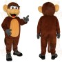 Brown Tan Monkey Mascot Costume