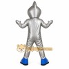 Silver Blue Shark Mascot Costume Silver Blue Shark Mascot Costume