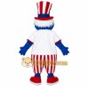 Red White Blue Uncle Sam Mascot Costume