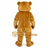 Golden Brown Bear Mascot Costume Golden Brown Bear Mascot Costume