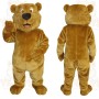 Golden Brown Bear Mascot Costume