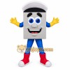 Gray White Blue Red Eraser Mascot Costume