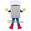 Gray White Blue Red Eraser Mascot Costume