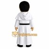 White Black Robed Man Mascot Costume White Black Robed Man Mascot Costume