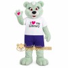 Mint Green Bear Mascot Costume Mint Green Bear Mascot Costume