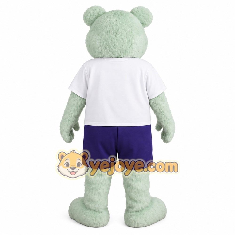Mint Green Bear Mascot Costume Mint Green Bear Mascot Costume