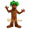 Brown Green Smiling Leafy Tree Mascot Costume Brown Green Smiling Leafy Tree Mascot Costume