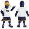 Navy Yellow White Eagle Mascot Costume