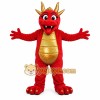 Red And Gold Dragon Mascot Costume