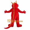 Red And Gold Dragon Mascot Costume