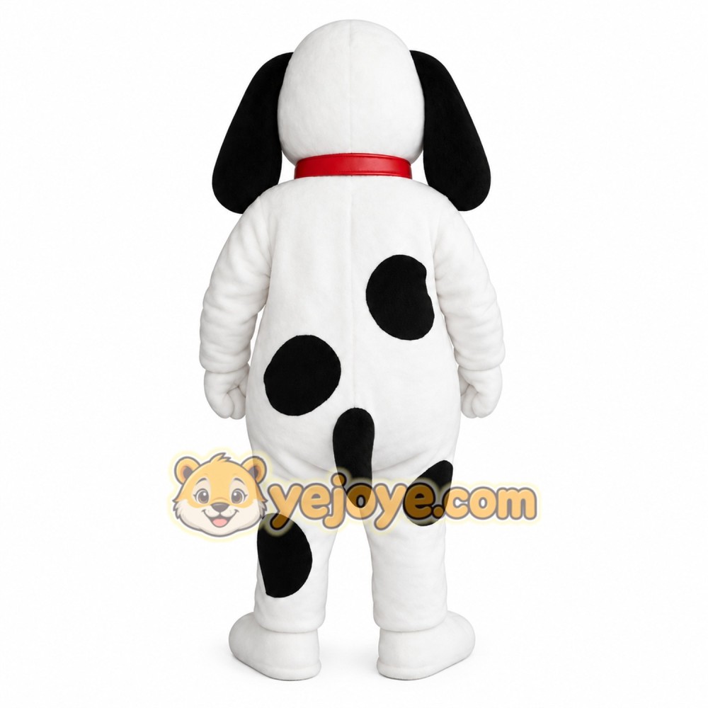 White Black Dalmatian Dog Mascot Costume White Black Dalmatian Dog Mascot Costume