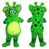 Green Black Spotted Alien Mascot Costume