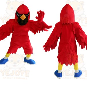 Red Yellow Cardinal Bird Mascot Costume