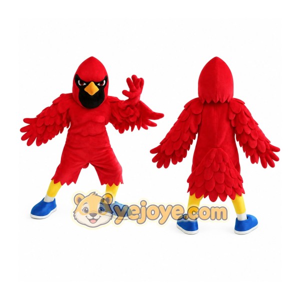 Red Yellow Cardinal Bird Mascot Costume