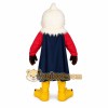 White Red Navy Hockey Eagle Mascot Costume