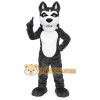 Gray White Husky Dog Mascot Costume