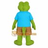 Green Turquoise Brown Alligator Mascot Costume Green Turquoise Brown Alligator Mascot Costume