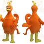 Orange Yellow Bird Mascot Costume